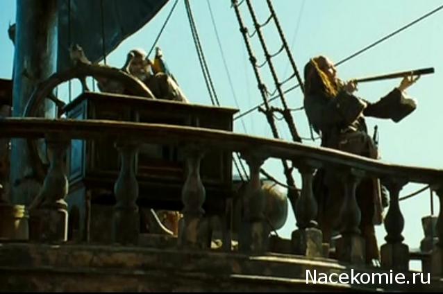 Собери Чёрную Жемчужину. Рангоут и такелаж.