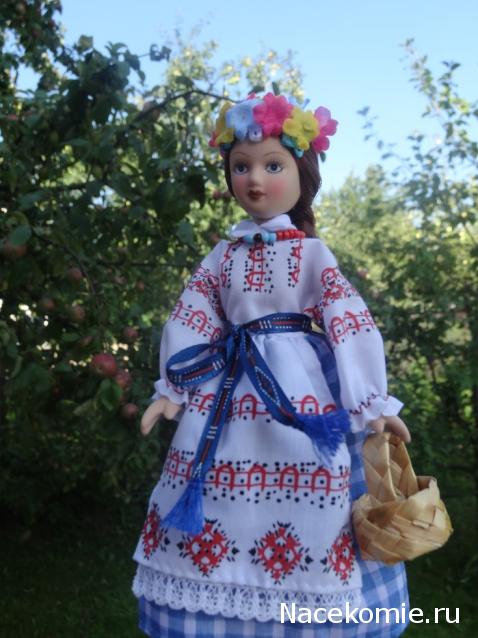 Куклы в народных костюмах №66 Кукла в девичьем костюме Витебской губернии