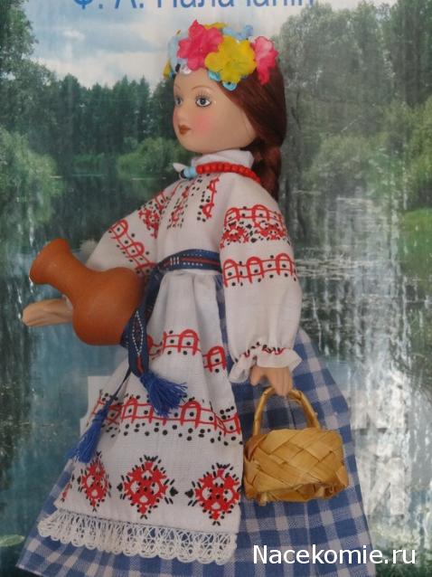 Куклы в народных костюмах №66 Кукла в девичьем костюме Витебской губернии