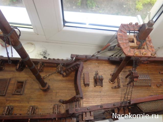 Собери Чёрную Жемчужину. Рангоут и такелаж.