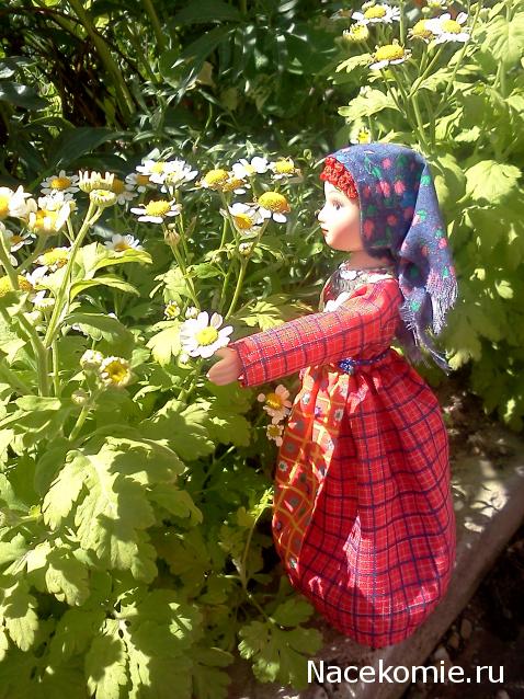 Куклы в народных костюмах №65 Кукла в удмуртском женском костюме
