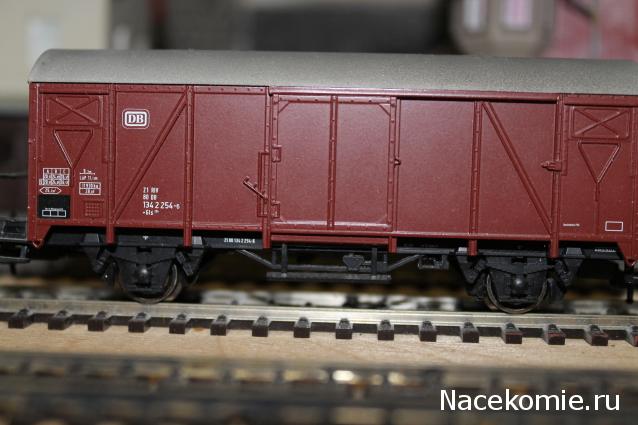 Железная Дорога в Миниатюре №1 - Пассажирский вагон, участок прямого рельсового пути