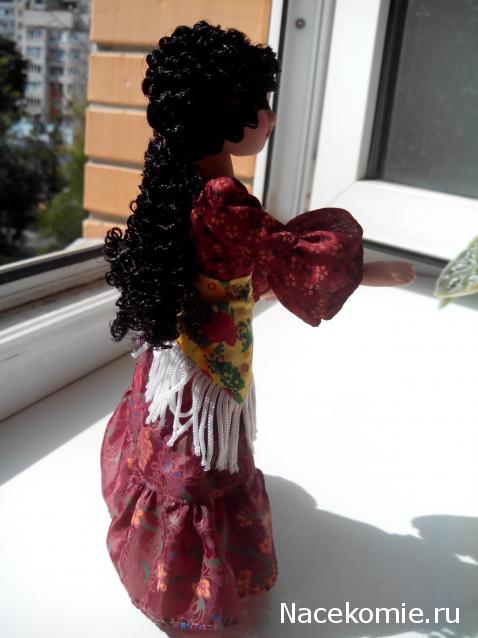 Куклы в народных костюмах №67 Кукла в цыганском девичьем костюме