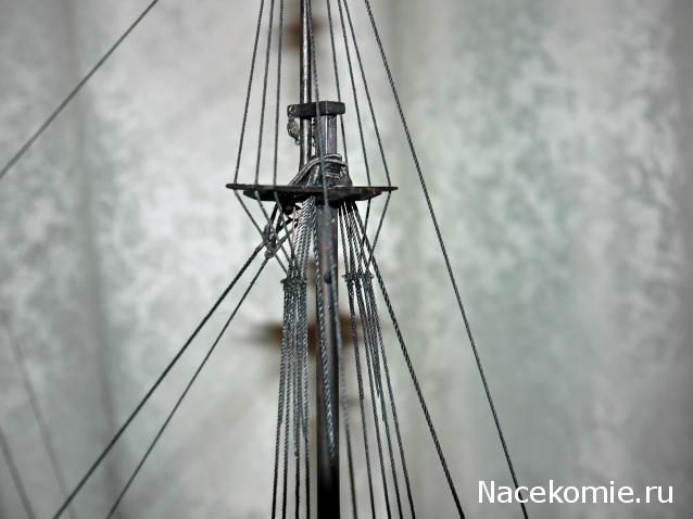 Собери Чёрную Жемчужину. Рангоут и такелаж.