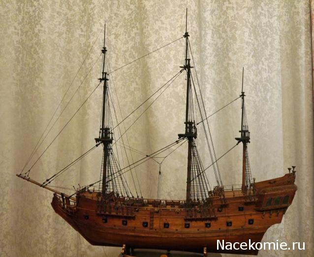 Собери Чёрную Жемчужину. Рангоут и такелаж.