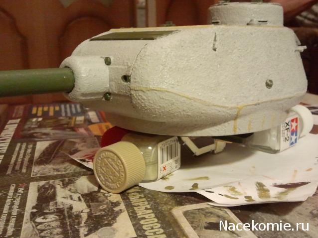 Танк Т-34 - Покраска модели