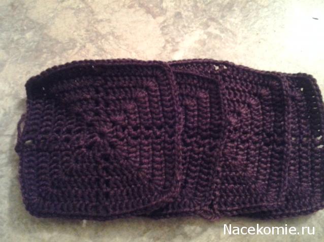 Рукоделие для дома №7: Кремовая пряжа, темно-фиолетовая пряжа