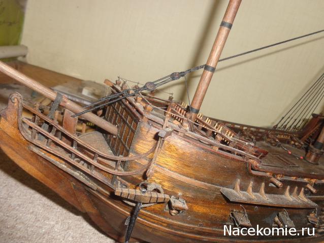 Собери Чёрную Жемчужину. Рангоут и такелаж.