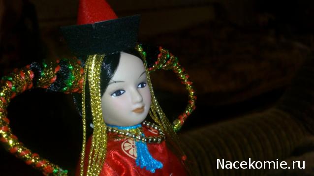 Куклы в народных костюмах №16 Кукла в монгольском праздничном костюме