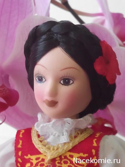 Куклы в народных костюмах №70 Кукла в сербском праздничном костюме