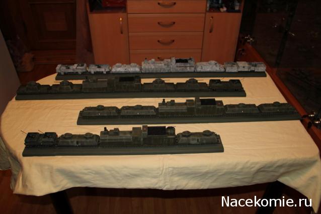 Железнодорожная техника Пластиковые сборные модели