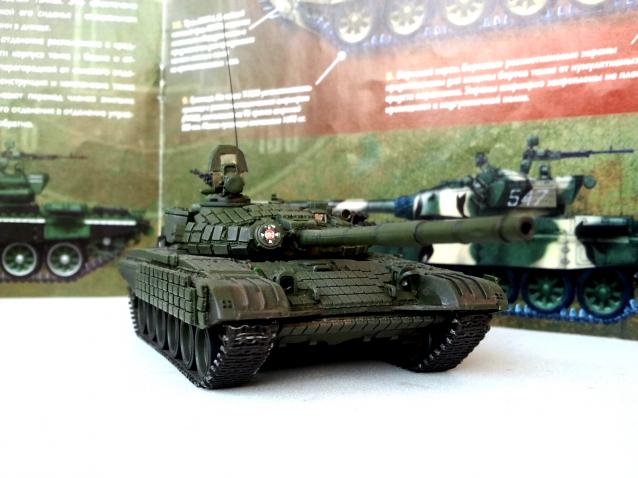 Т-72Б и Т-72Б1 от моделколлект.