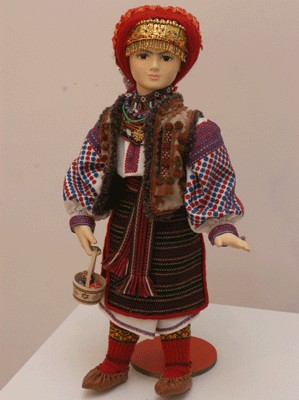 Куклы в народных костюмах №74 Кукла в женском костюме Львовской губернии