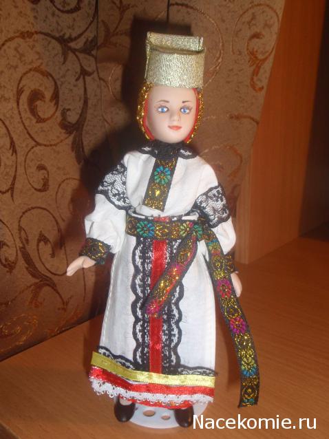 Куклы в народных костюмах №10 Кукла в праздничном костюме Воронежской губернии