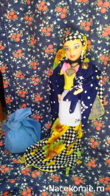 Куклы в народных костюмах №67 Кукла в цыганском девичьем костюме
