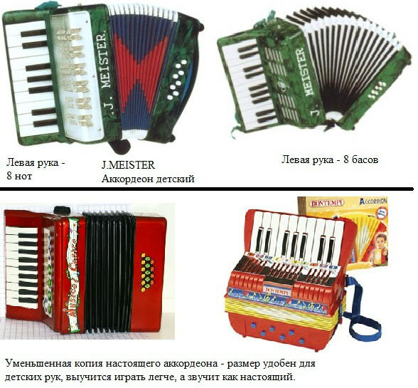 Музыкальные инструменты №19 - Аккордеон