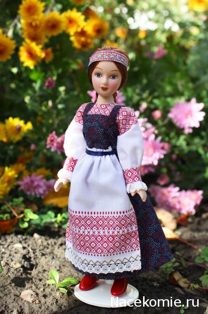 Куклы в народных костюмах №72 Кукла в девичьем костюме Коми