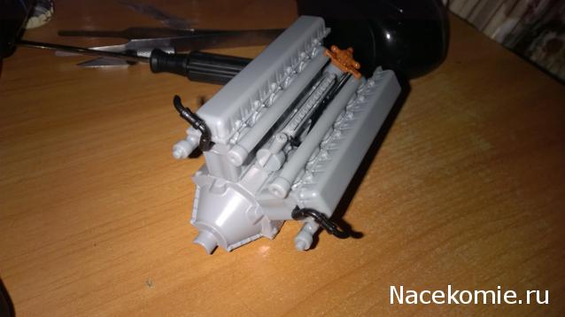 Танк Т-34 - Сборка силового агрегата