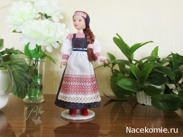 Куклы в народных костюмах №72 Кукла в девичьем костюме Коми