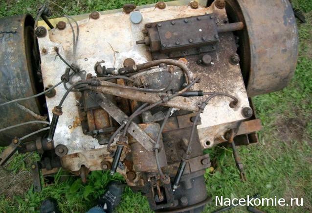 Танк Т-34 - Сборка силового агрегата