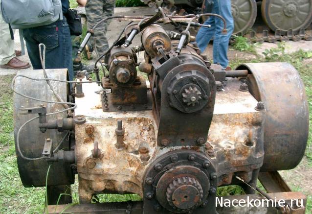 Танк Т-34 - Сборка силового агрегата