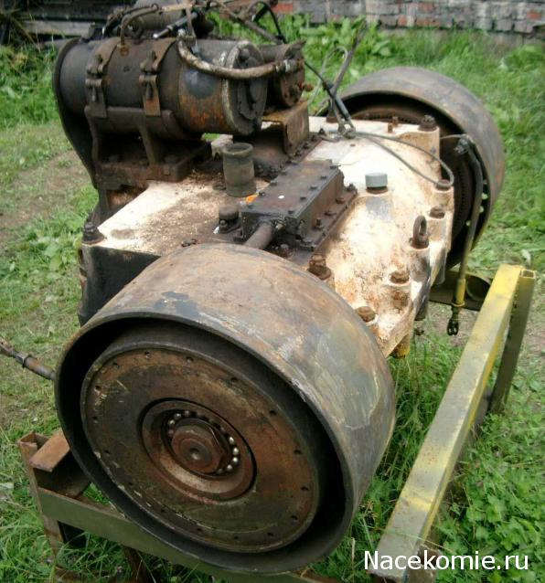 Танк Т-34 - Сборка силового агрегата