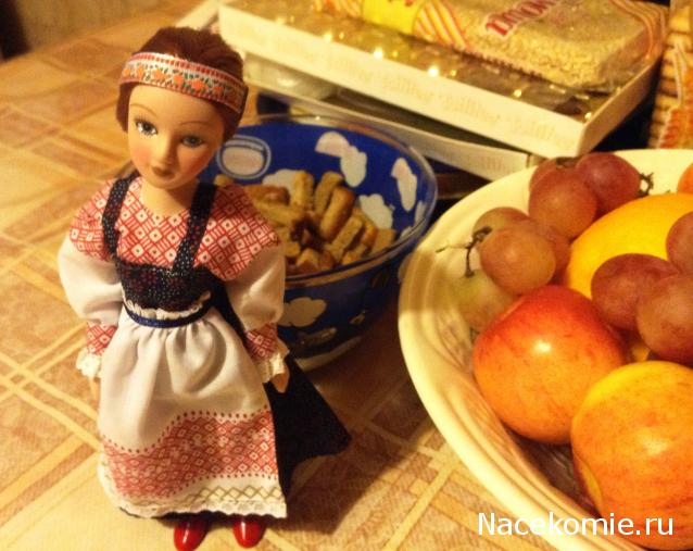 Куклы в народных костюмах №72 Кукла в девичьем костюме Коми