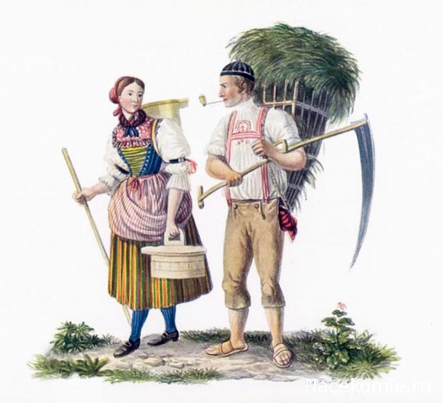 Куклы в Костюмах Народов Мира №21 - Швейцария