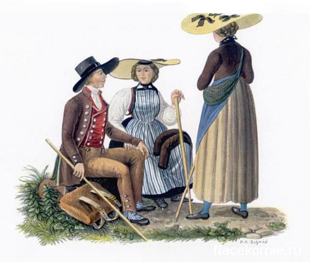 Куклы в Костюмах Народов Мира №21 - Швейцария