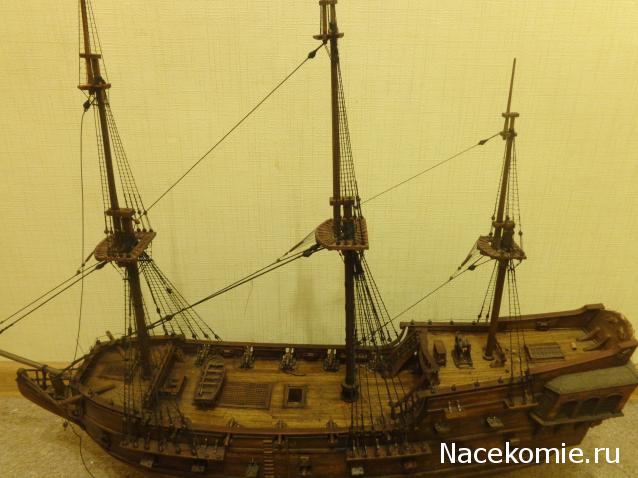 Собери Чёрную Жемчужину. Рангоут и такелаж.