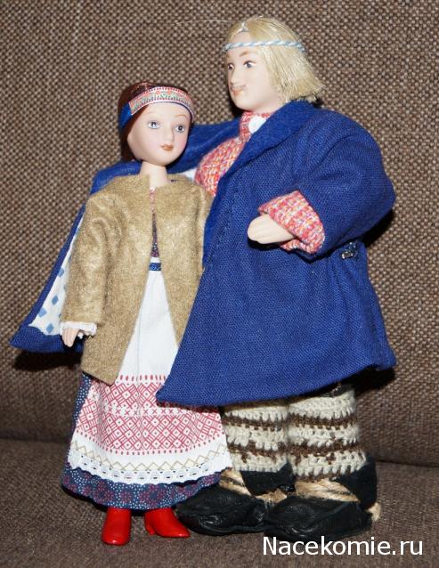 Куклы в народных костюмах №72 Кукла в девичьем костюме Коми