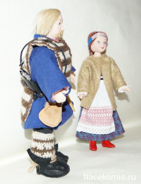 Куклы в народных костюмах №72 Кукла в девичьем костюме Коми