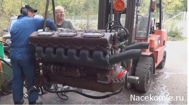 Танк Т-34 - Сборка силового агрегата