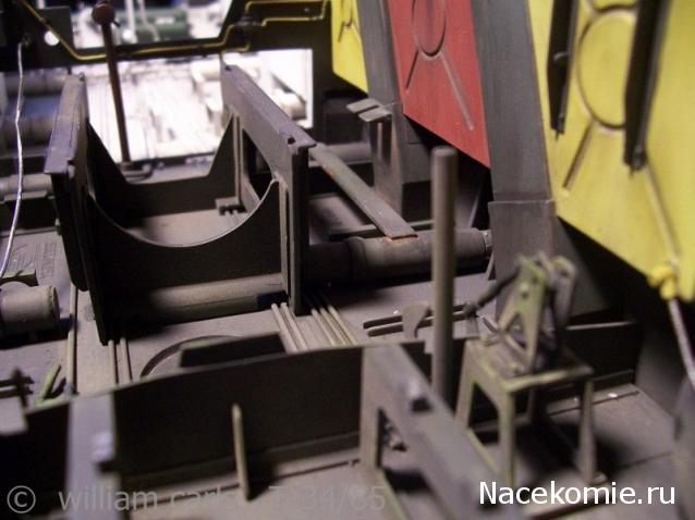 Танк Т-34 - Сборка силового агрегата