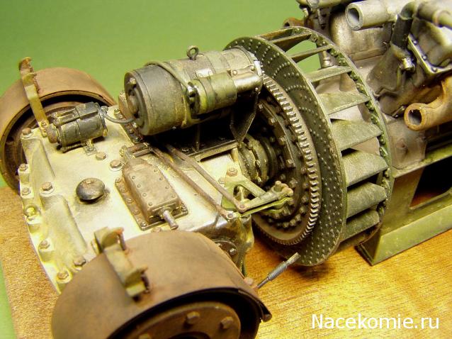 Танк Т-34 - Сборка силового агрегата