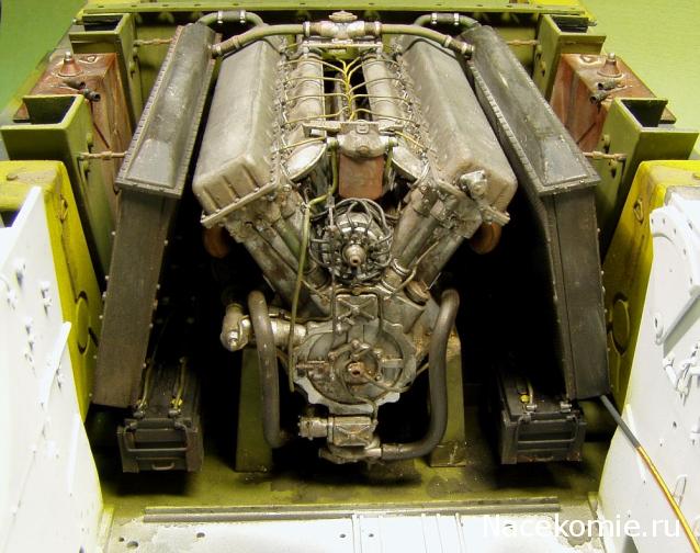 Танк Т-34 - Сборка силового агрегата
