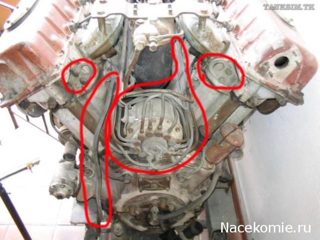 Танк Т-34 - Сборка силового агрегата