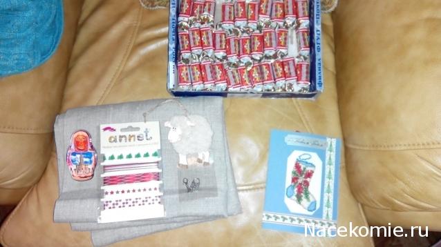 Новогодний вышивальный посткроссинг 2014