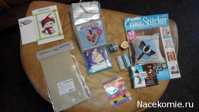 Новогодний вышивальный посткроссинг 2014