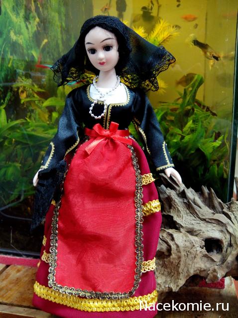 Куклы в Костюмах Народов Мира Спецвыпуск №2 - Кукла в испанском свадебном костюме
