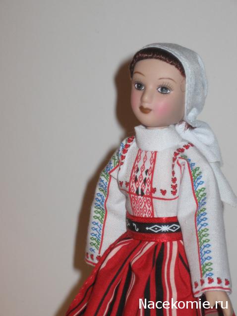 Куклы в народных костюмах №77 Кукла в болгарском  летнем костюме