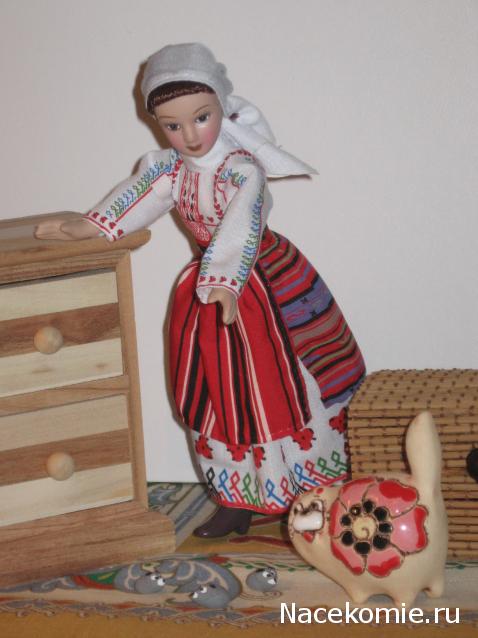 Куклы в народных костюмах №77 Кукла в болгарском  летнем костюме