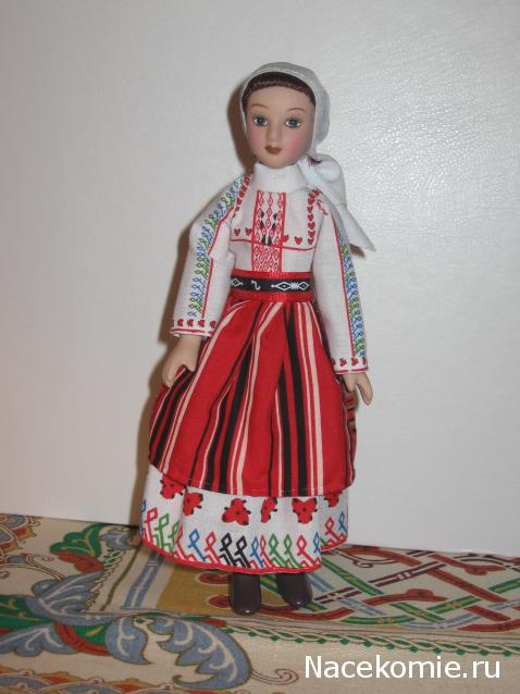 Куклы в народных костюмах №77 Кукла в болгарском  летнем костюме
