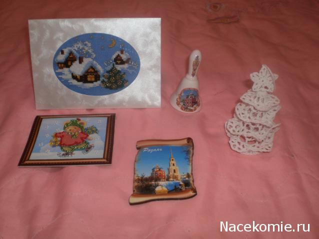 Новогодний вышивальный посткроссинг 2014