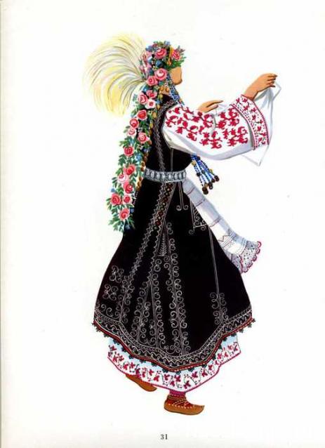 Куклы в народных костюмах №77 Кукла в болгарском  летнем костюме