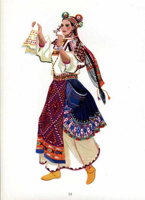 Куклы в народных костюмах №77 Кукла в болгарском  летнем костюме