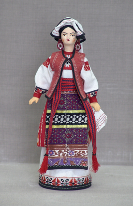 Куклы в народных костюмах №77 Кукла в болгарском  летнем костюме