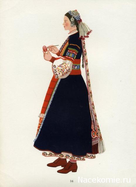 Куклы в народных костюмах №77 Кукла в болгарском  летнем костюме