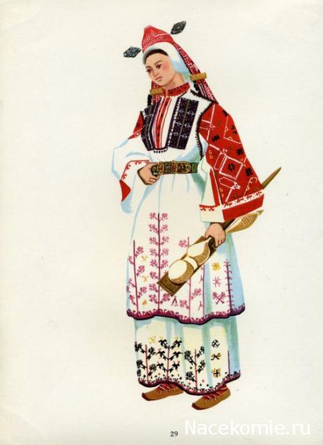 Куклы в народных костюмах №77 Кукла в болгарском  летнем костюме