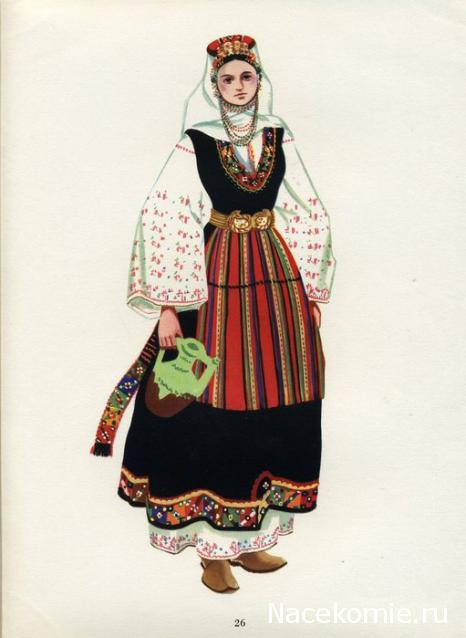 Куклы в народных костюмах №77 Кукла в болгарском  летнем костюме